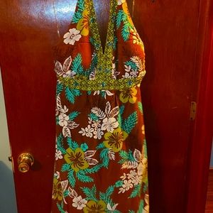 R&K Originals halter maxi dress size 16